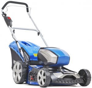Hyundai HYM80LI460SP 80V Self Propelled Battery Powered Lawn Mower 45cm with Battery & Charger